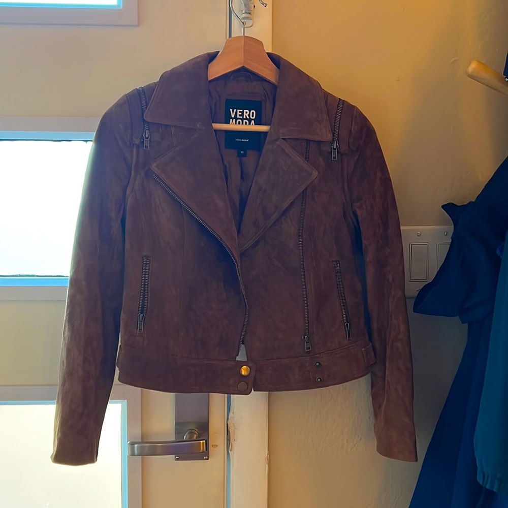 Real leather jacket XS